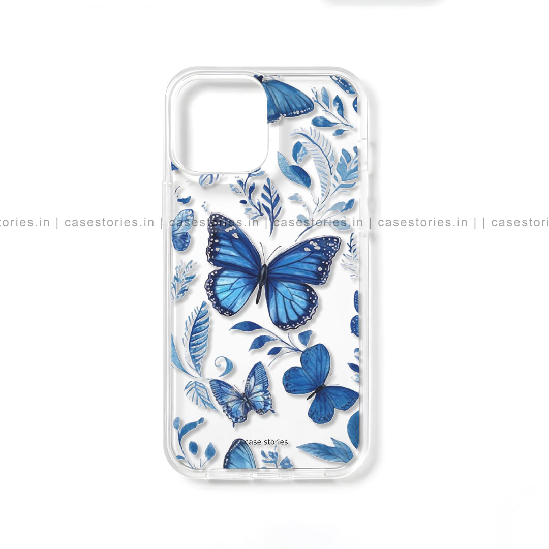 FloraFly Blue Mobile Cover