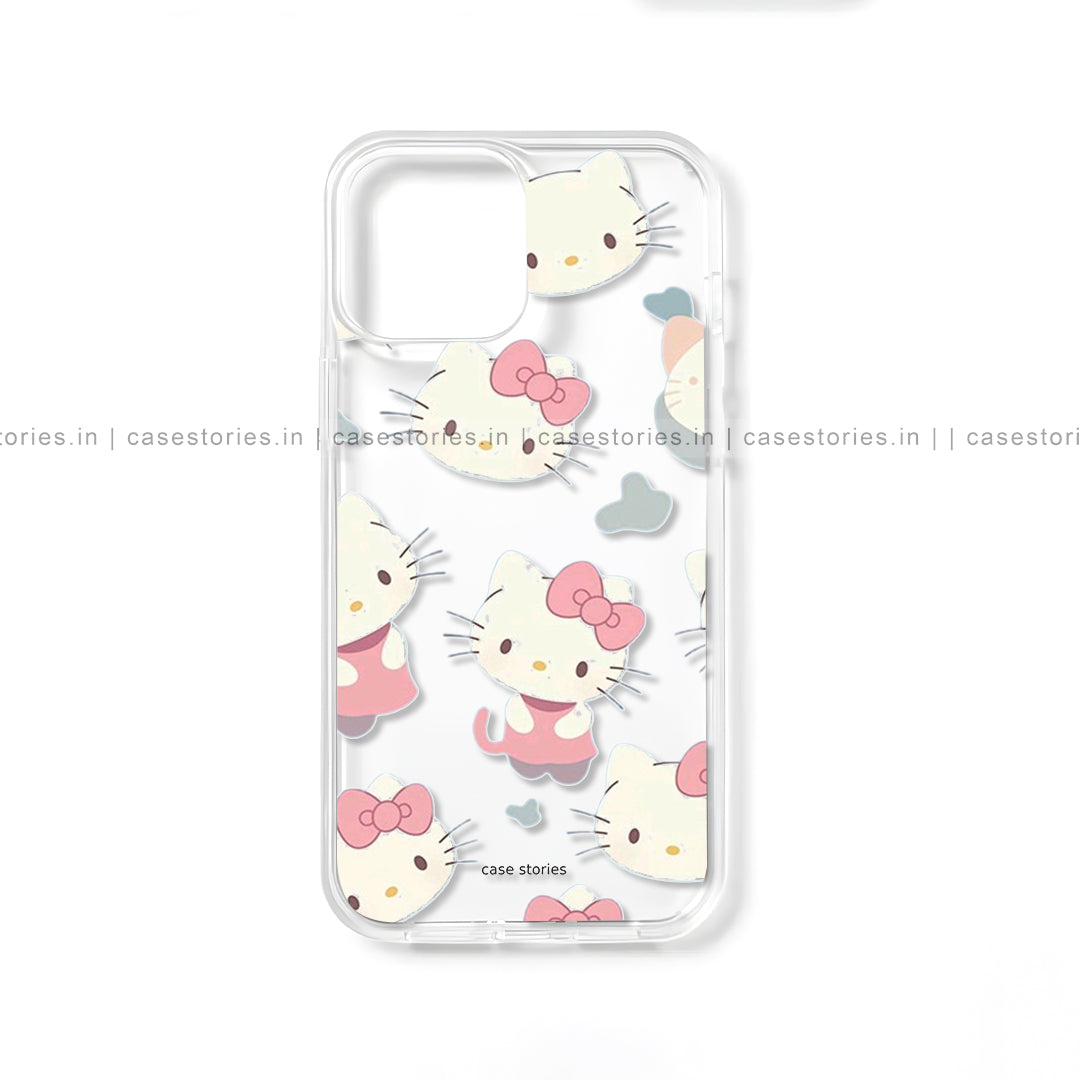 Cute Kitten Transparent Mobile Cover