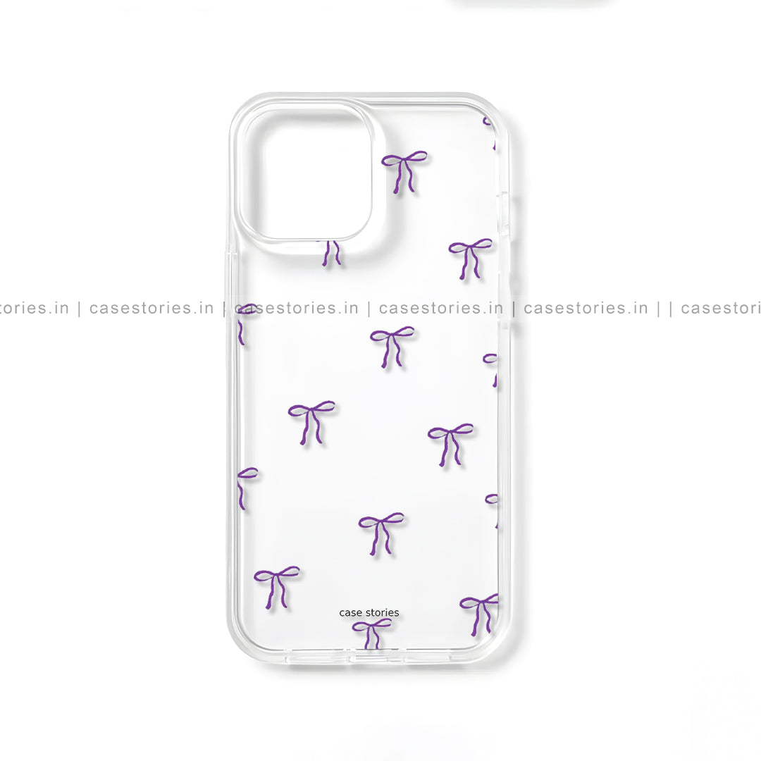 PurplePuff Bows Mobile Cover