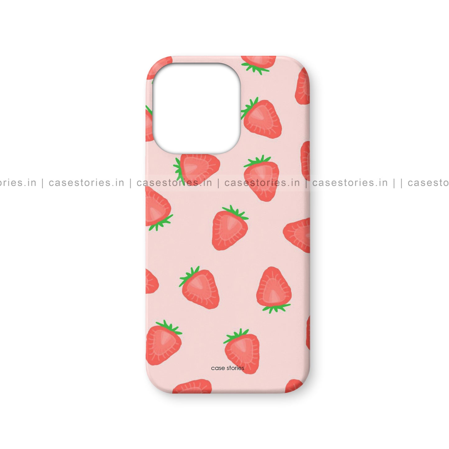 Strawberry Pattern Aesthetic Mobile Cover