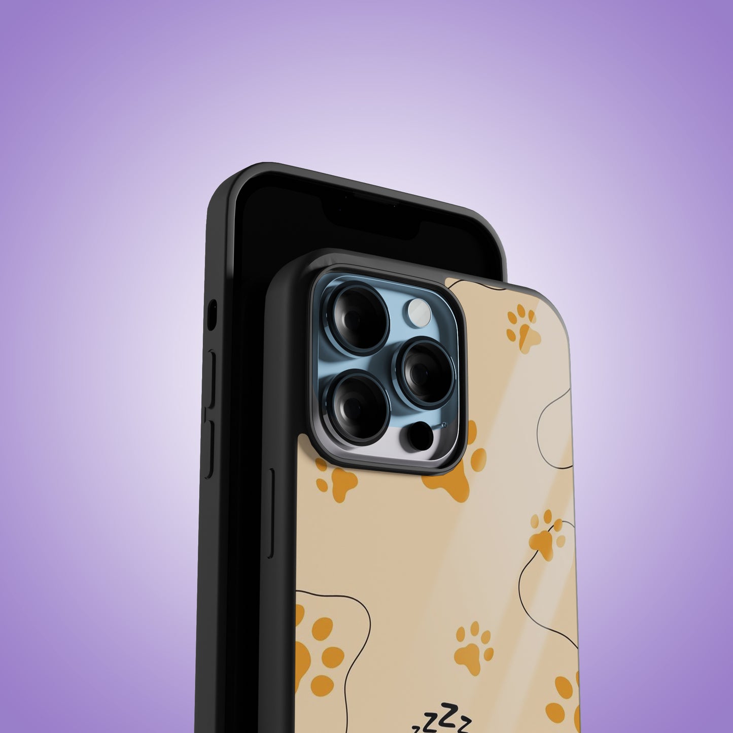 Sleepy Pawzzz Premium Glossy Phone Case