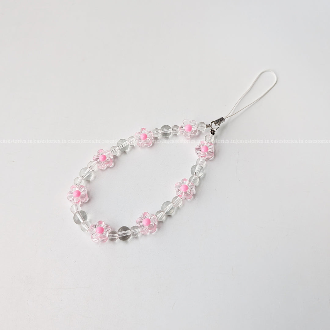Pink Floral Dayz Mobile Charm