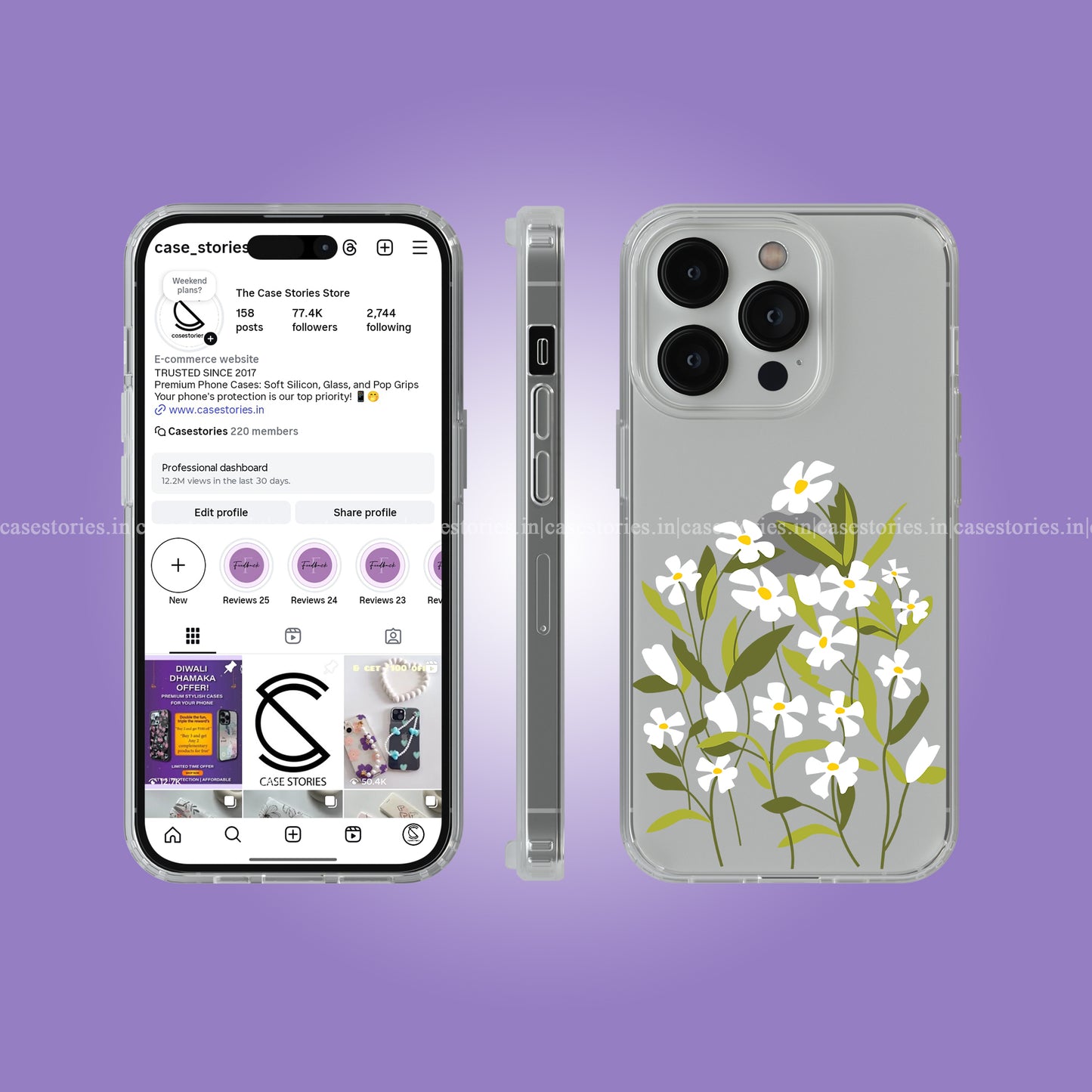 Wild Daisy Clear Soft Case