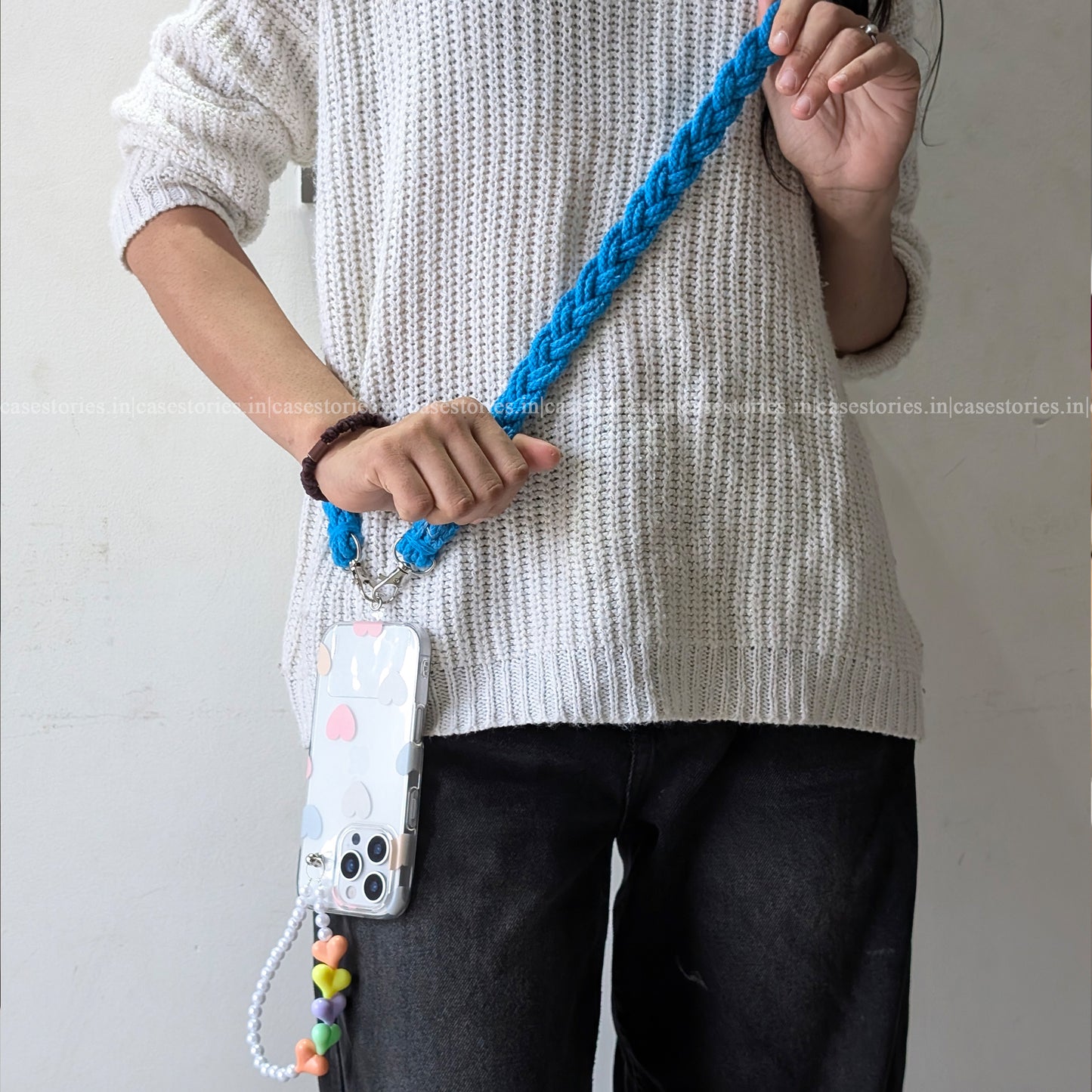 Crochet Blue Phone Slings