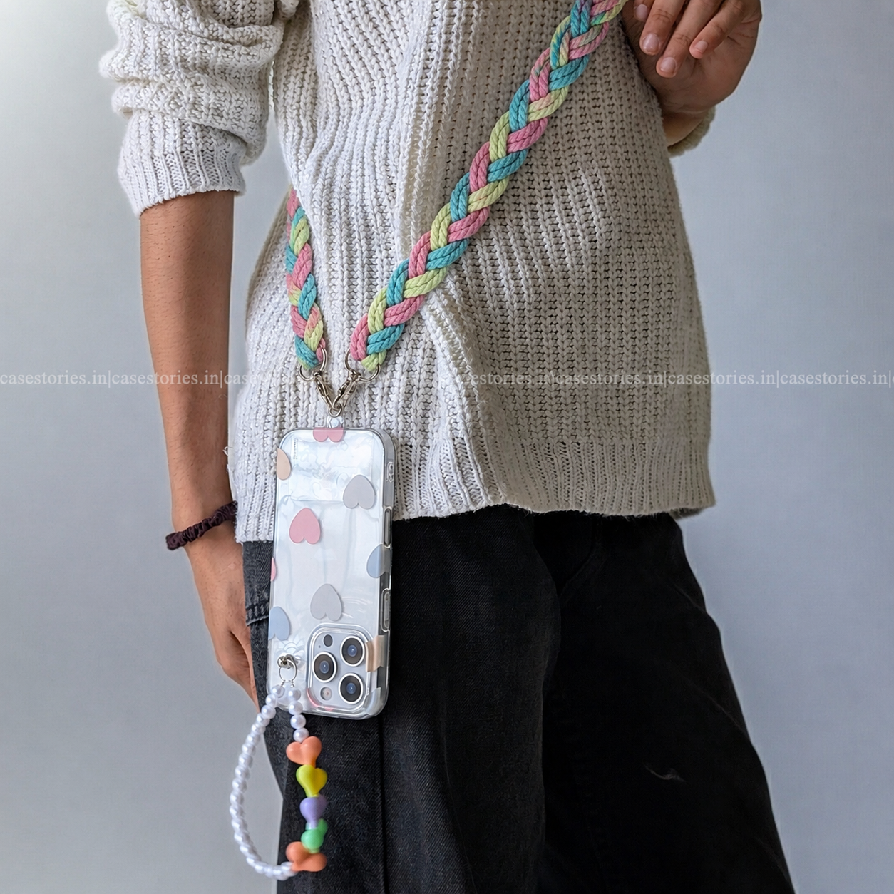 Crochet Rainbow Phone Slings
