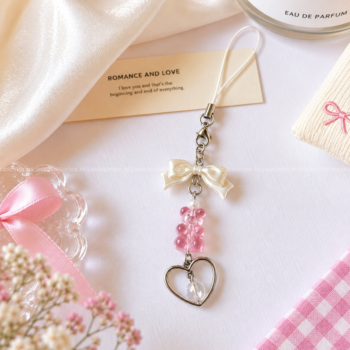 Blush Teddy Love Charm