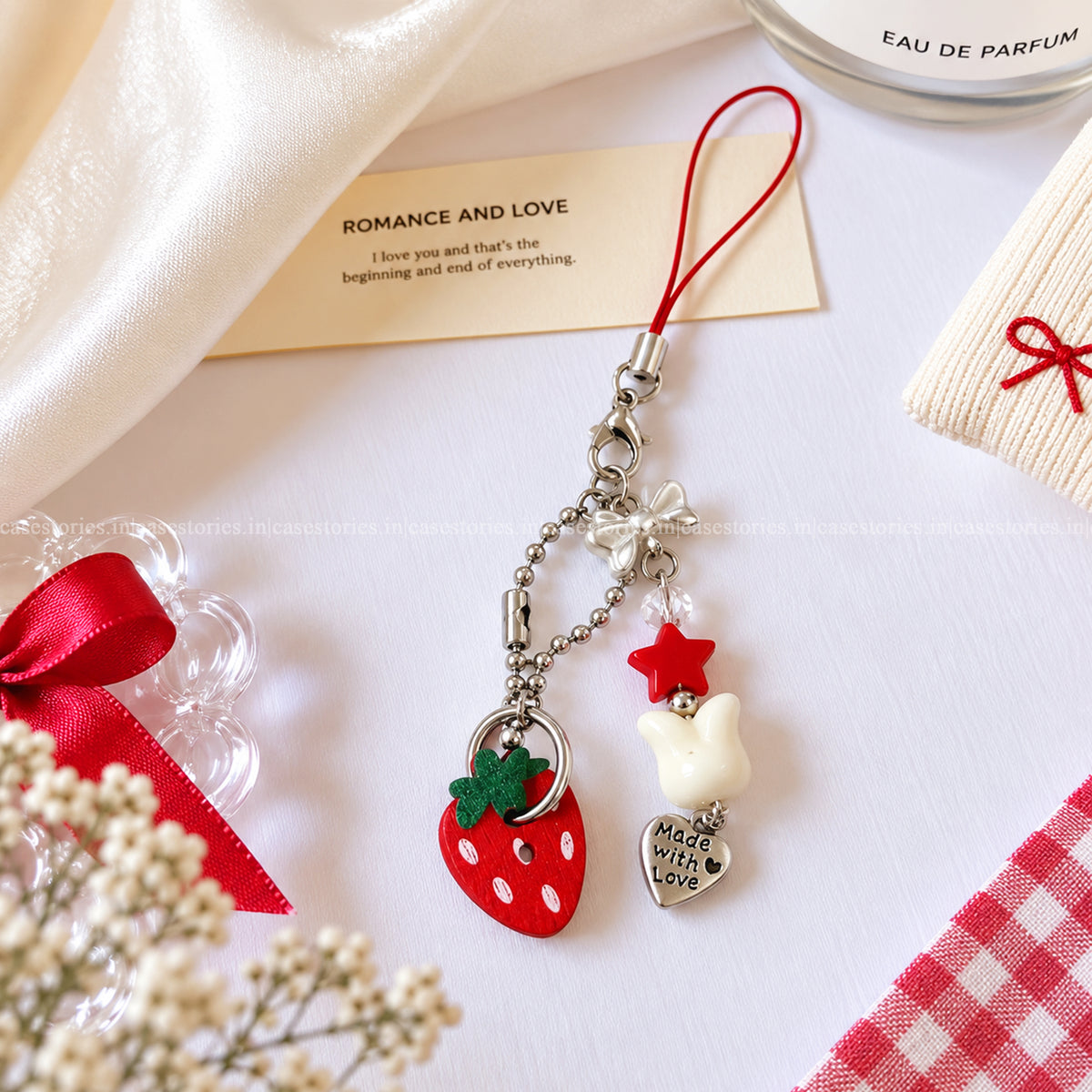 Strawberry Sweetheart Charm