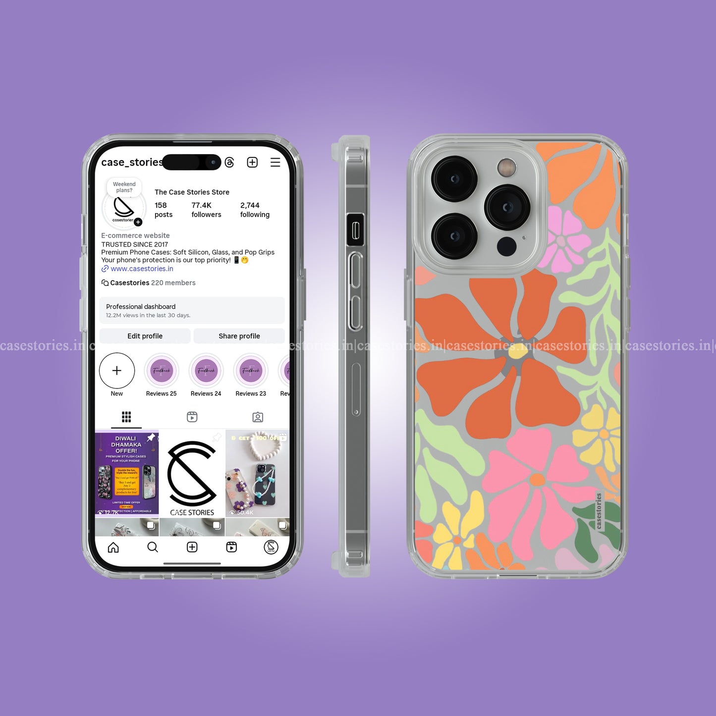 Blossom Bliss Clear Soft Case