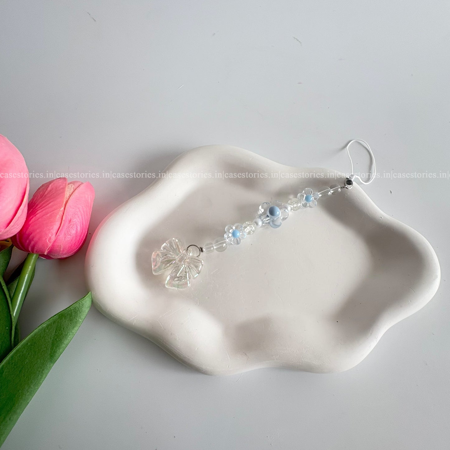 Blue Whisper Mobile Charm