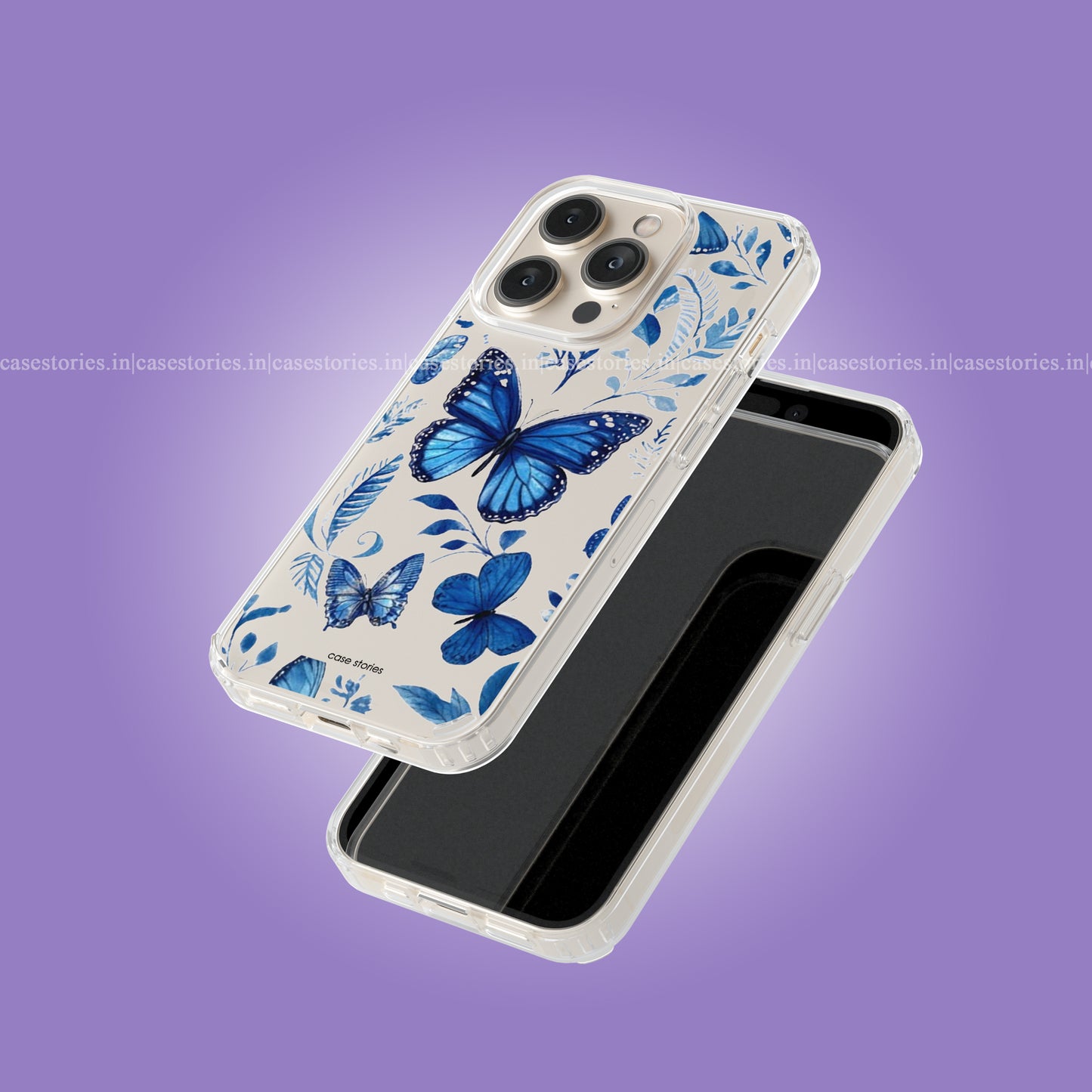 FloraFly Blue Clear Soft Case