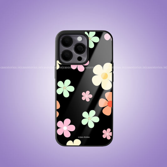 Floral Canvas Aesthetic Premium Glossy Phone Case