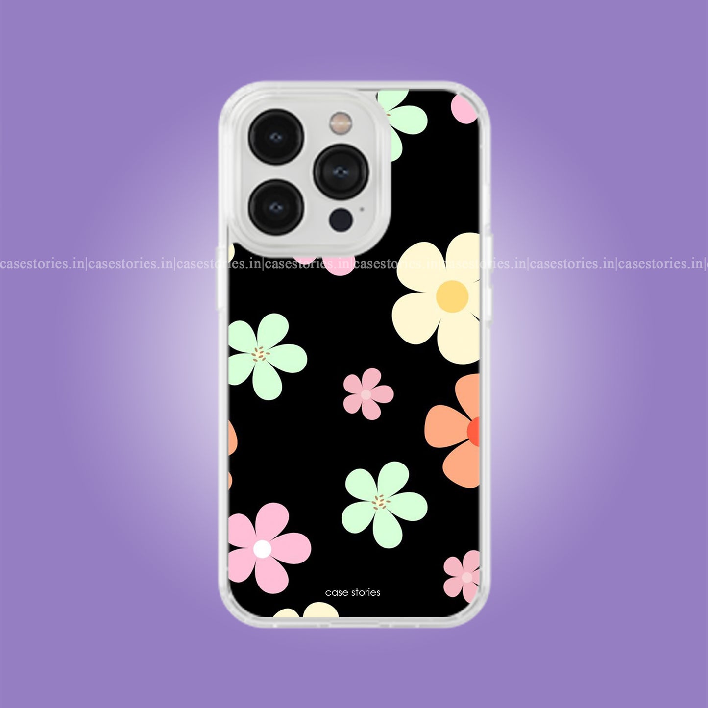 Floral Canvas Aesthetic Soft Case
