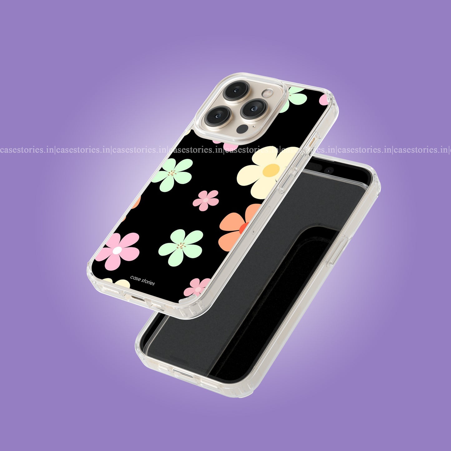 Floral Canvas Aesthetic Soft Case