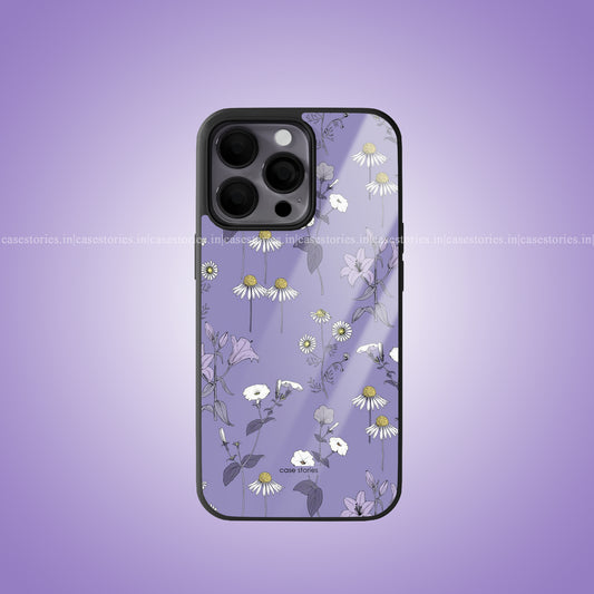 Floral Fantasy Purple Edition Premium Glossy Phone Case