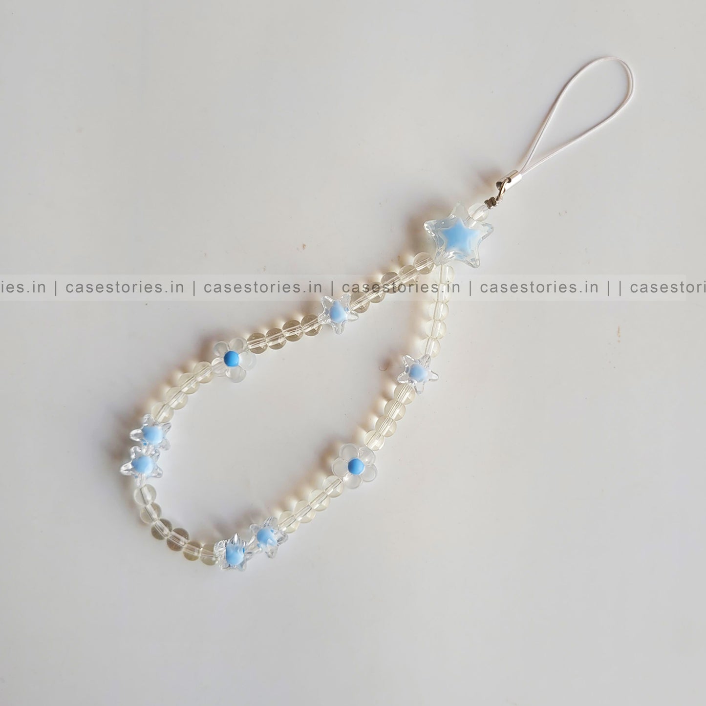 Frost Flower Pearl Mobile Charm