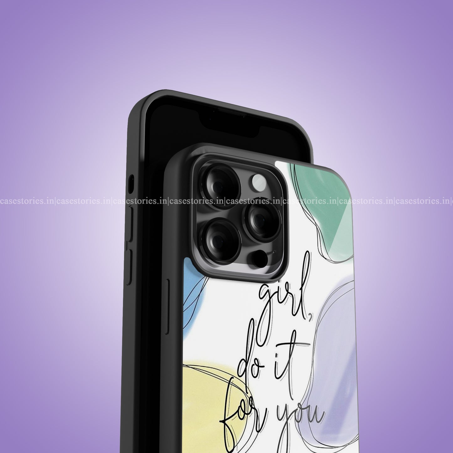 Girl Do It For You Aesthetic Quote Premium Glossy Phone Case