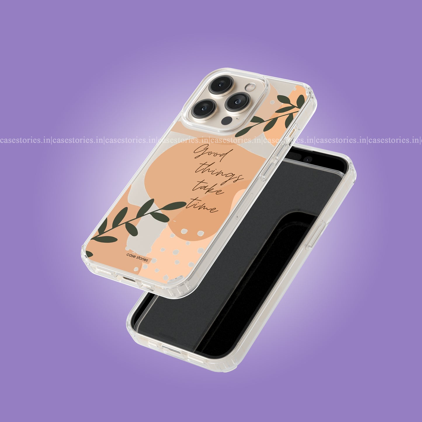 Good Things Takes Time Clear Soft Case