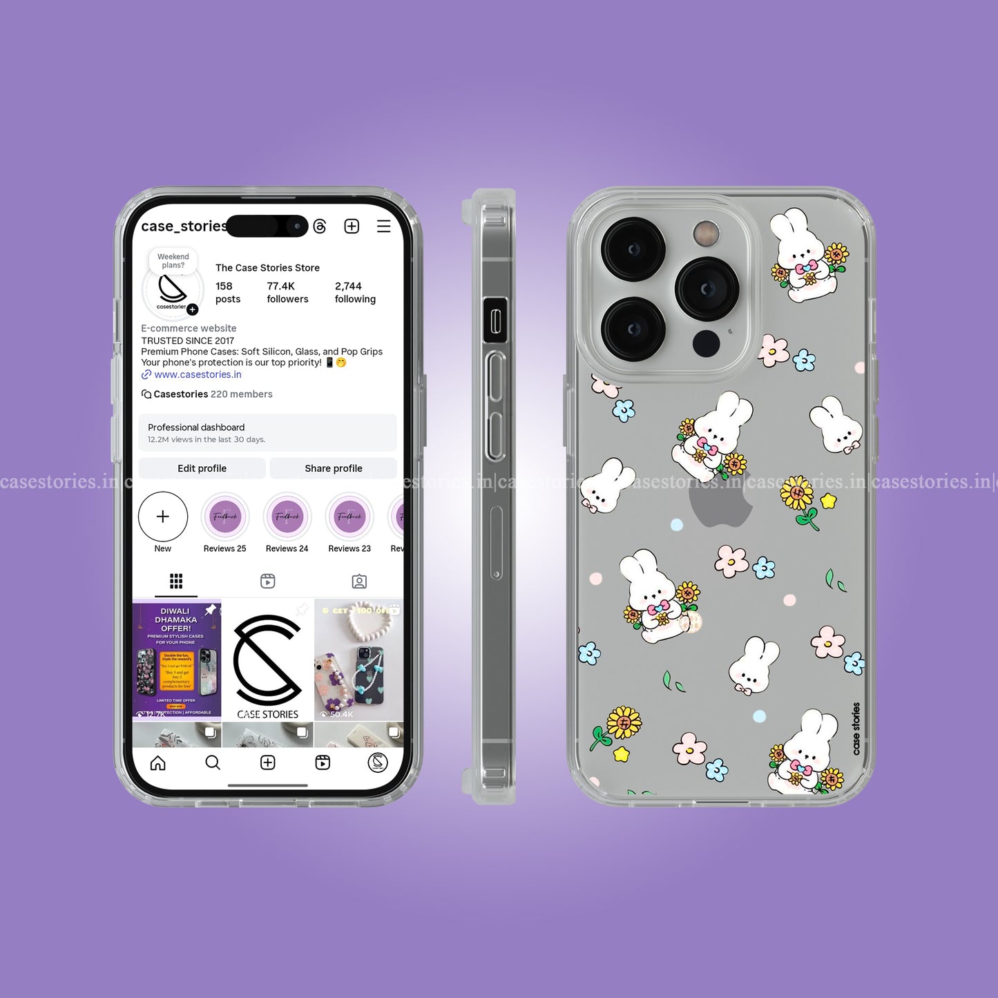 Happy Hope Clear Soft Case