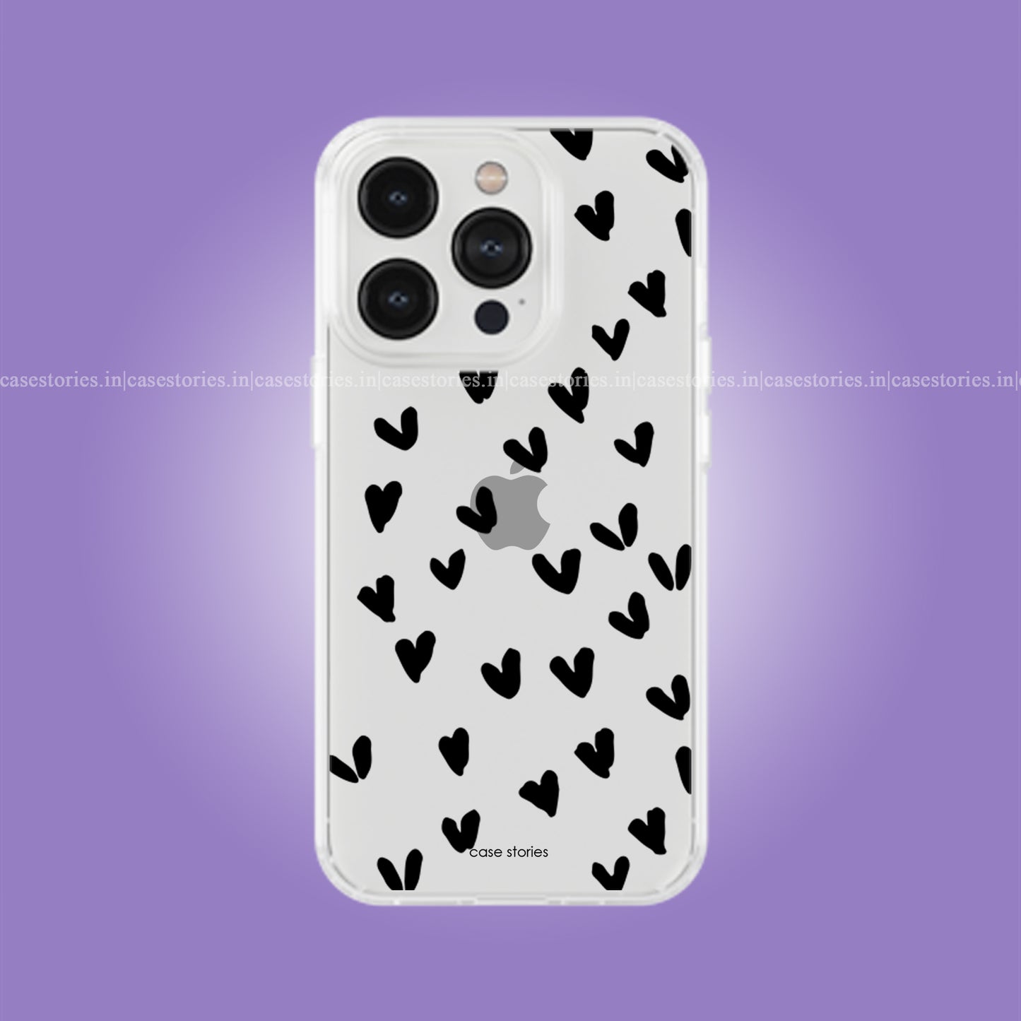 Hearts in the Dark Clear Soft Case