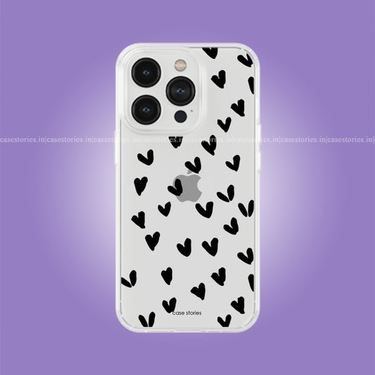Hearts in the Dark Clear Soft Case