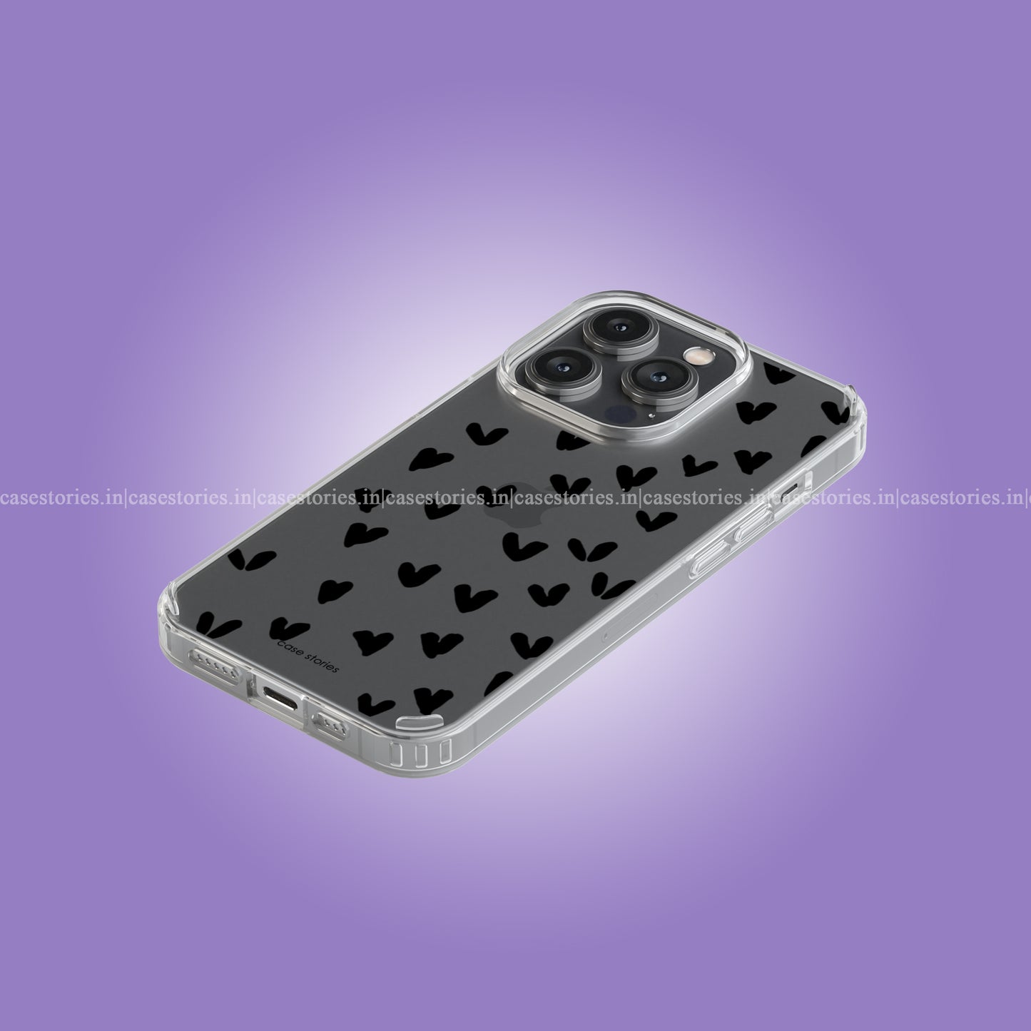 Hearts in the Dark Clear Soft Case