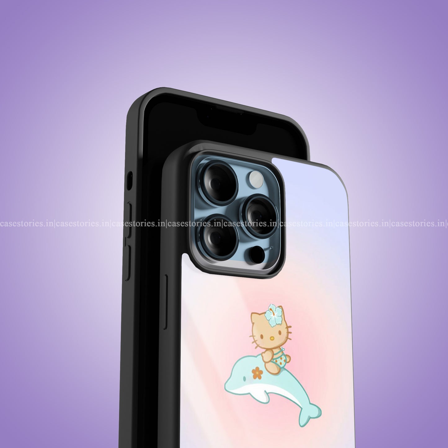 Hello Kitty Dolphin Premium Glossy Phone Case