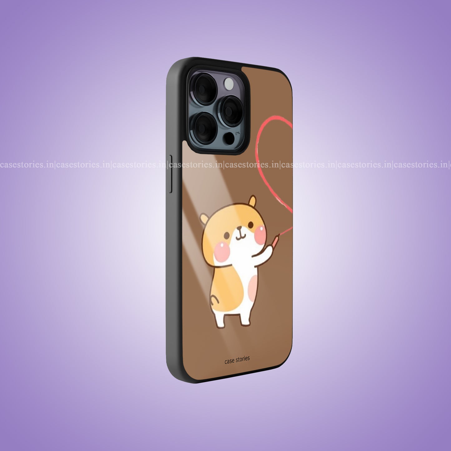 Her Catboy Couple Premium Glossy Phone Case