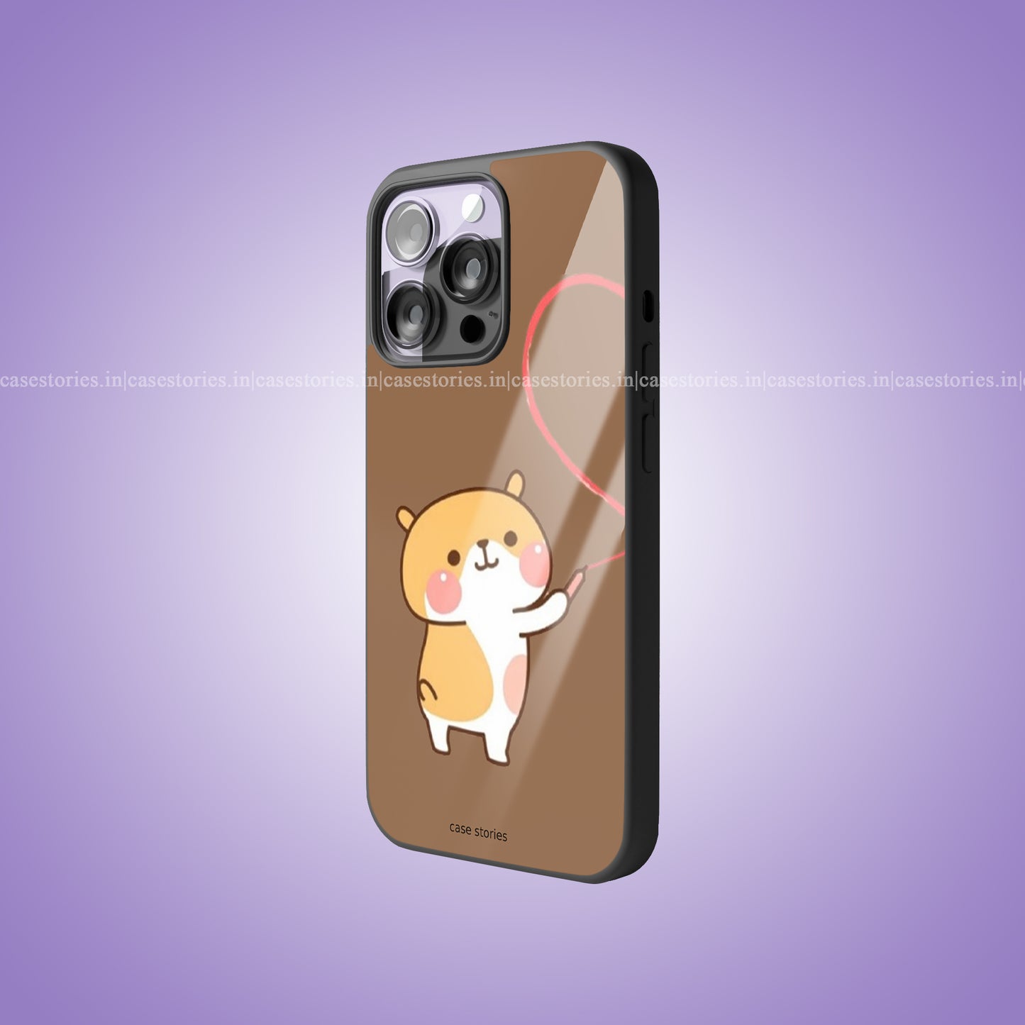 Her Catboy Couple Premium Glossy Phone Case