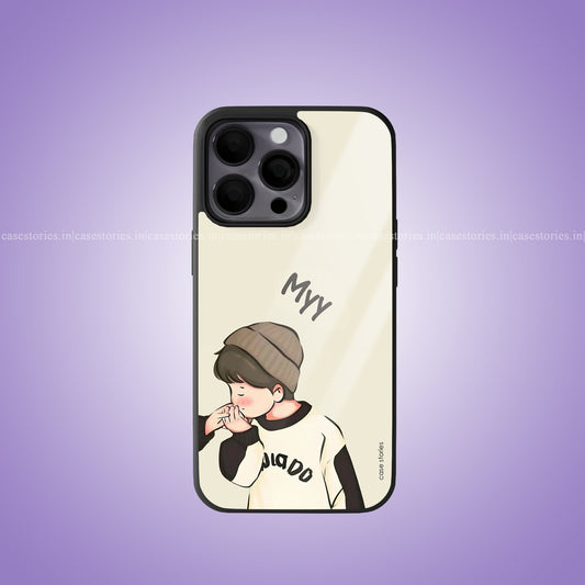 King of Her Heart Premium Glossy Phone Case