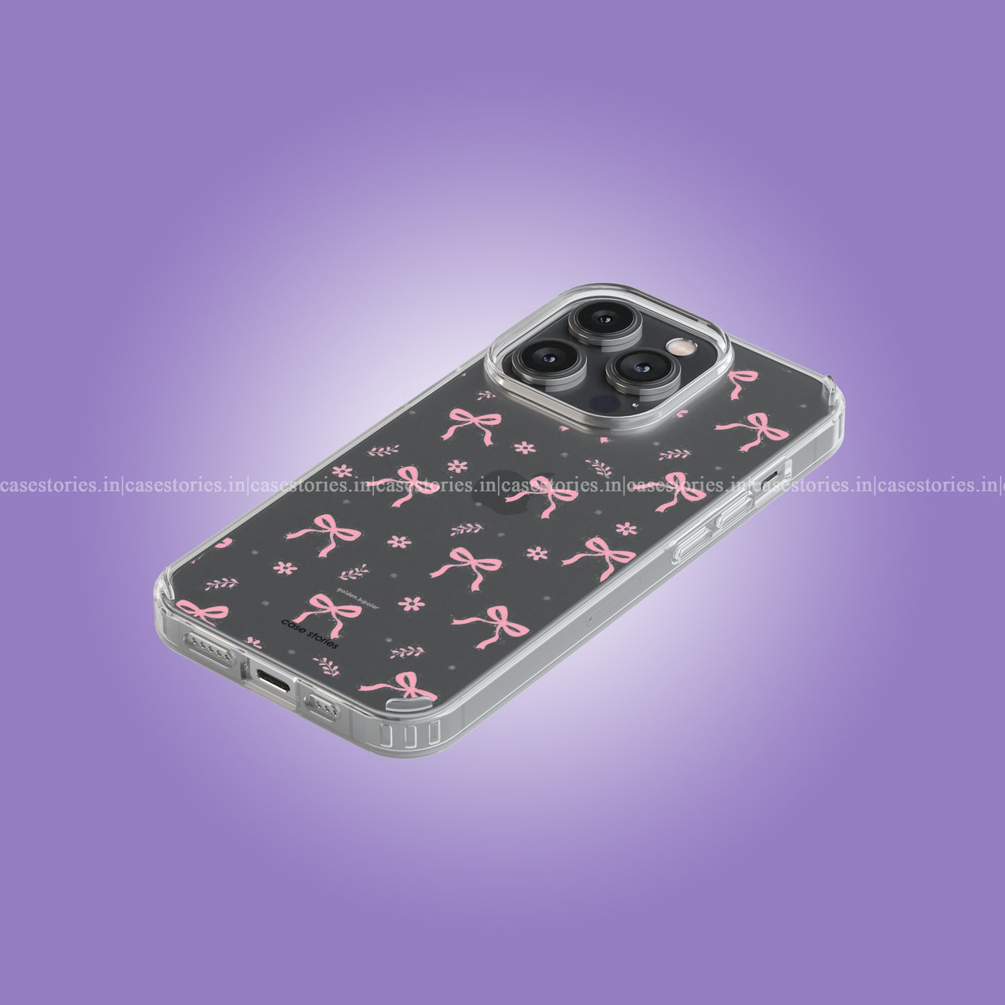 MiniBloom Bow Clear Soft Case