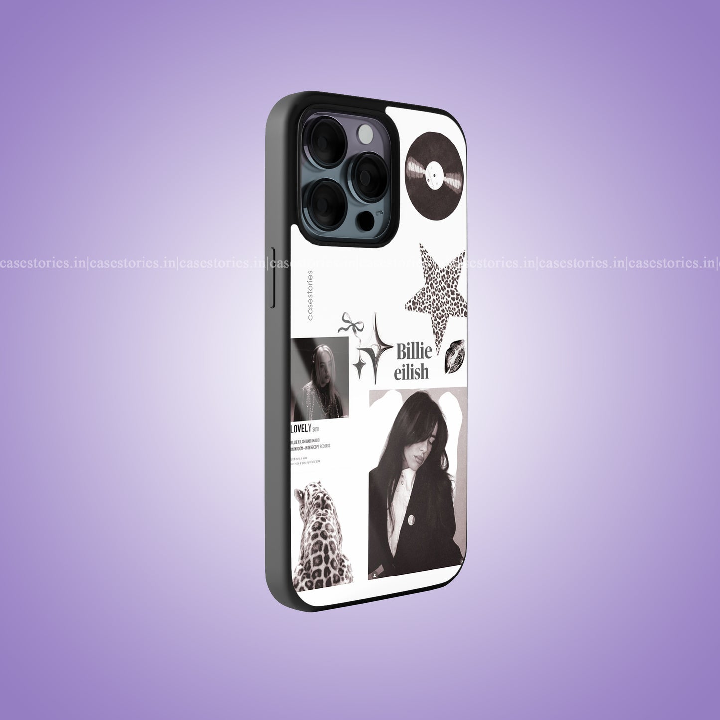 Monochrome Billie Premium Glossy Phone Case