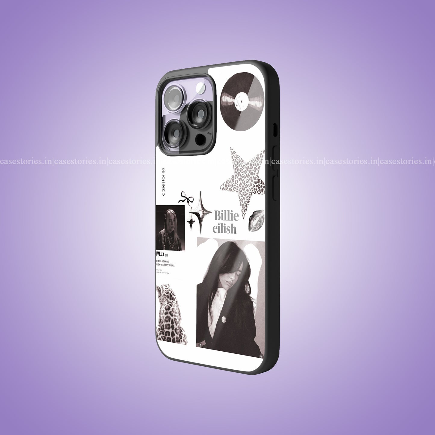 Monochrome Billie Premium Glossy Phone Case
