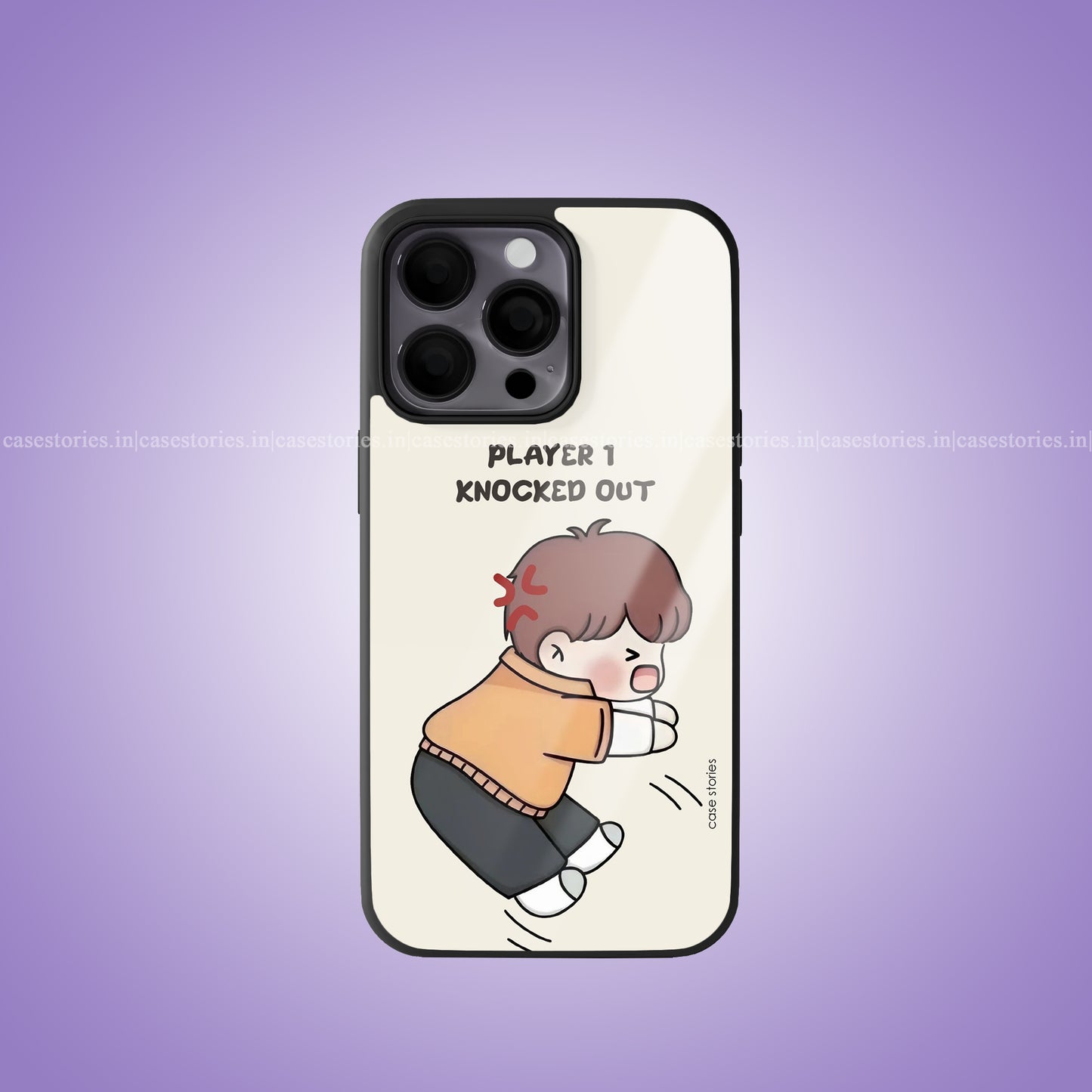 Mr. Chibi Couple For Him Premium Glossy Phone Case
