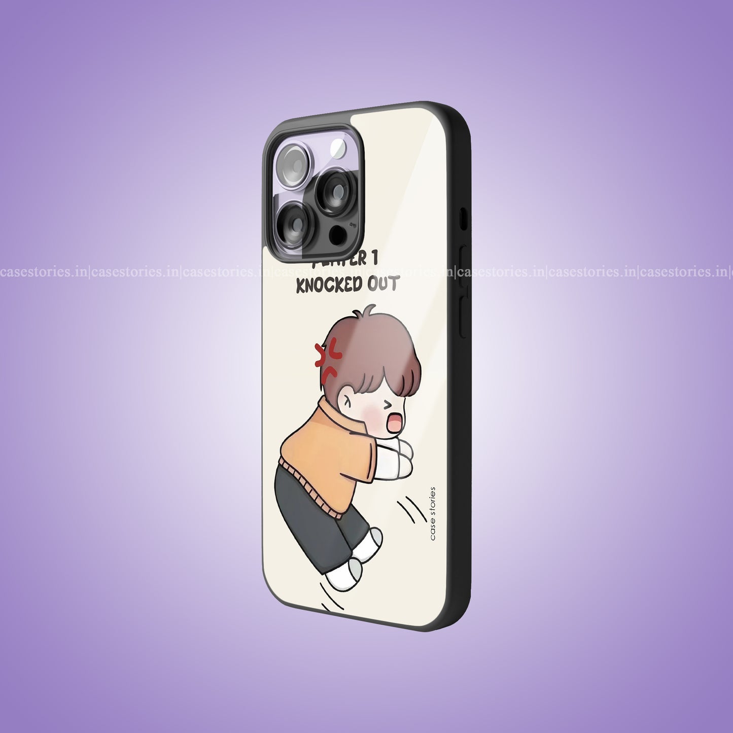 Mr. Chibi Couple For Him Premium Glossy Phone Case