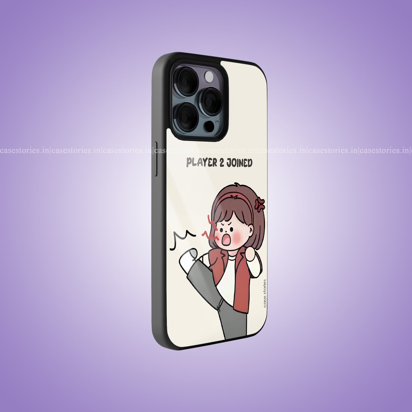 Mrs. Chibi Couple For Her Premium Glossy Phone Case