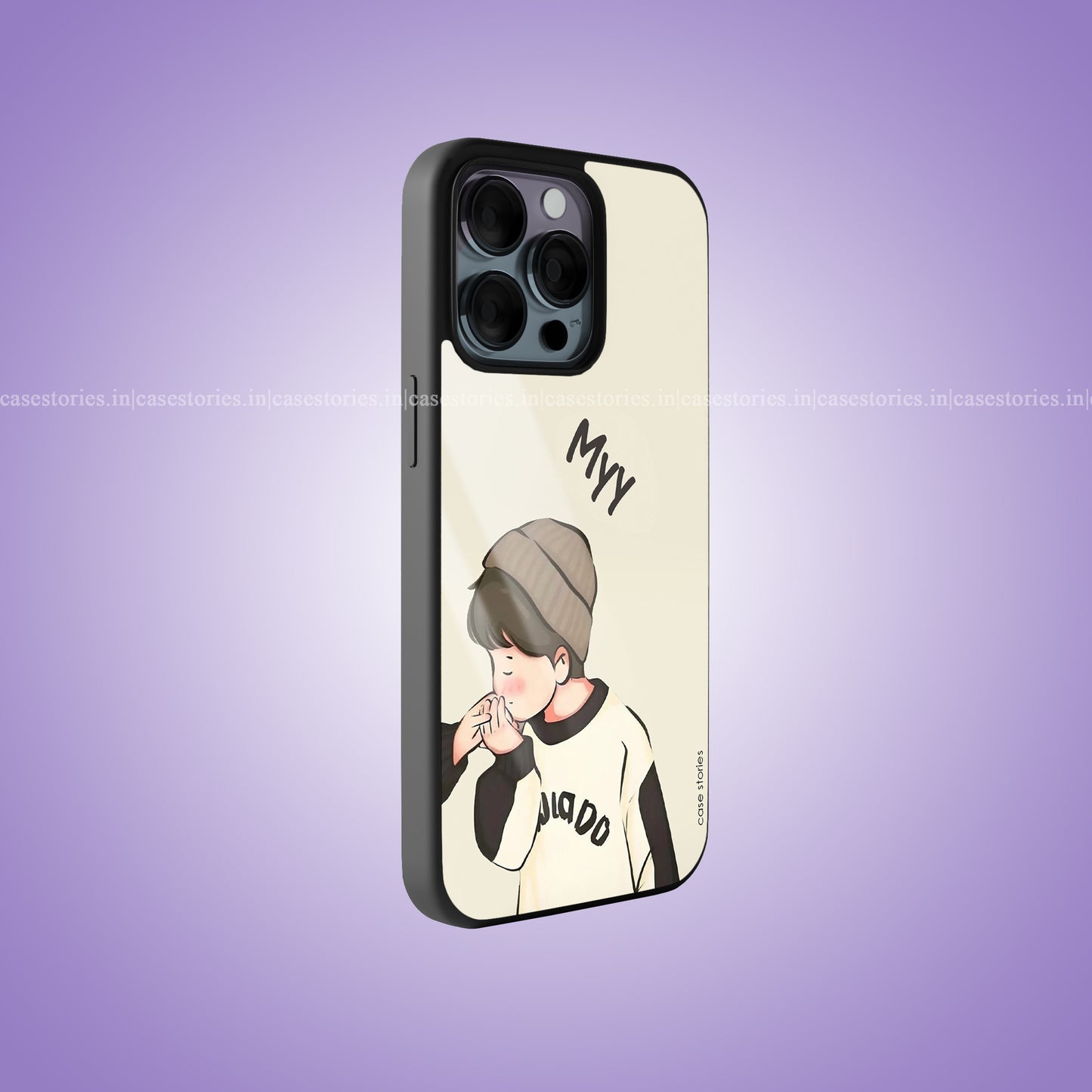 King of Her Heart Premium Glossy Phone Case