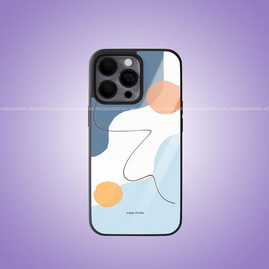 Pastel Sketch Vibes Premium Glossy Phone Case
