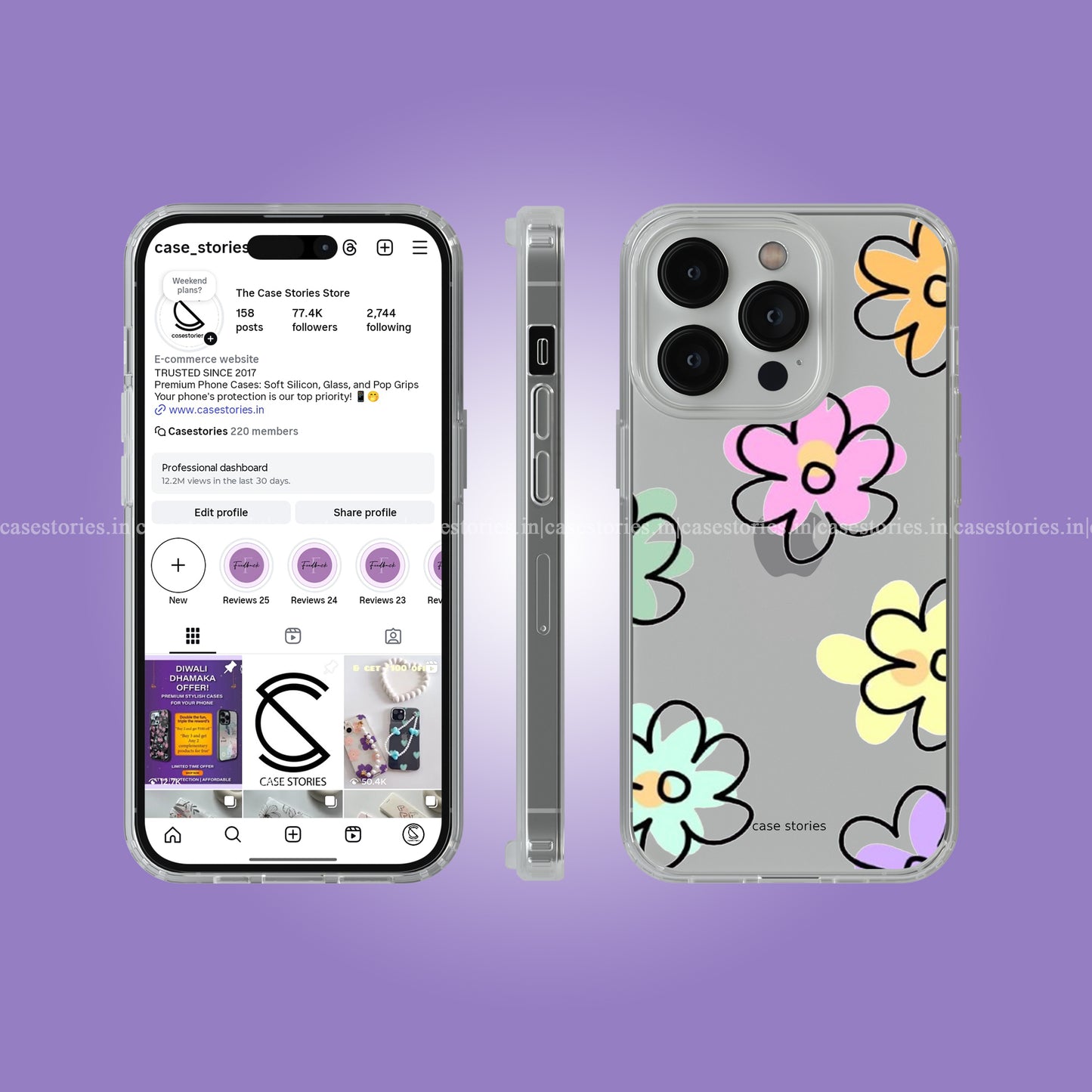 PetalSketch Clear Soft Case