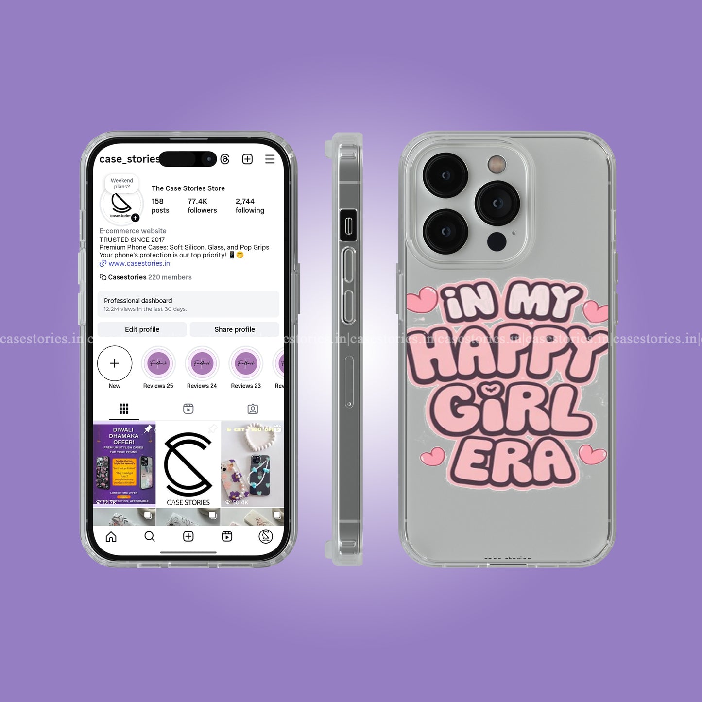 PinkEra Vibes Clear Soft Case