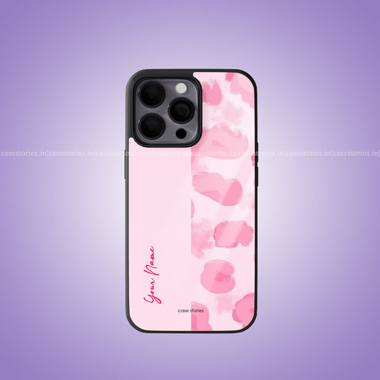 Pink Whisper Custom Name Premium Glossy Phone Case