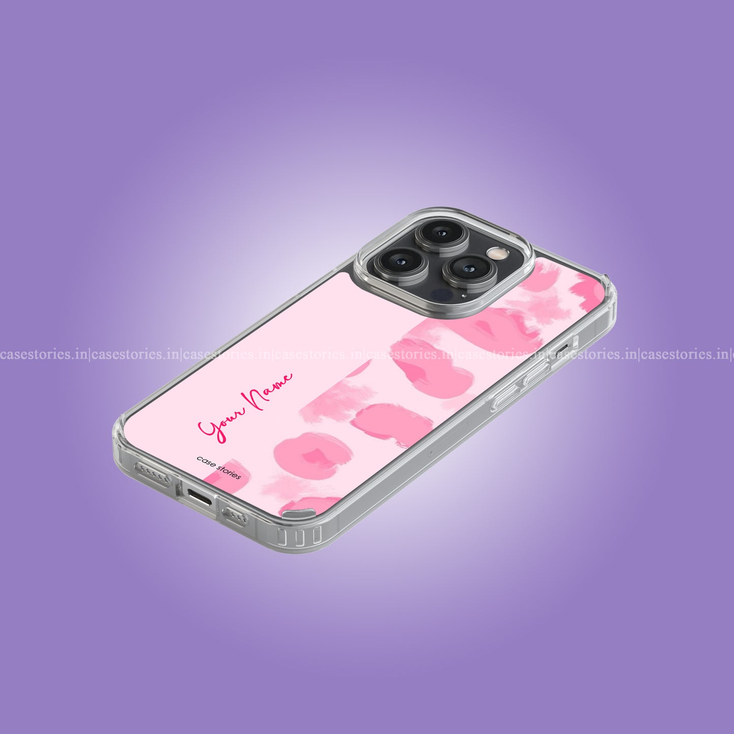 Pink Whisper Custom Name Soft Case