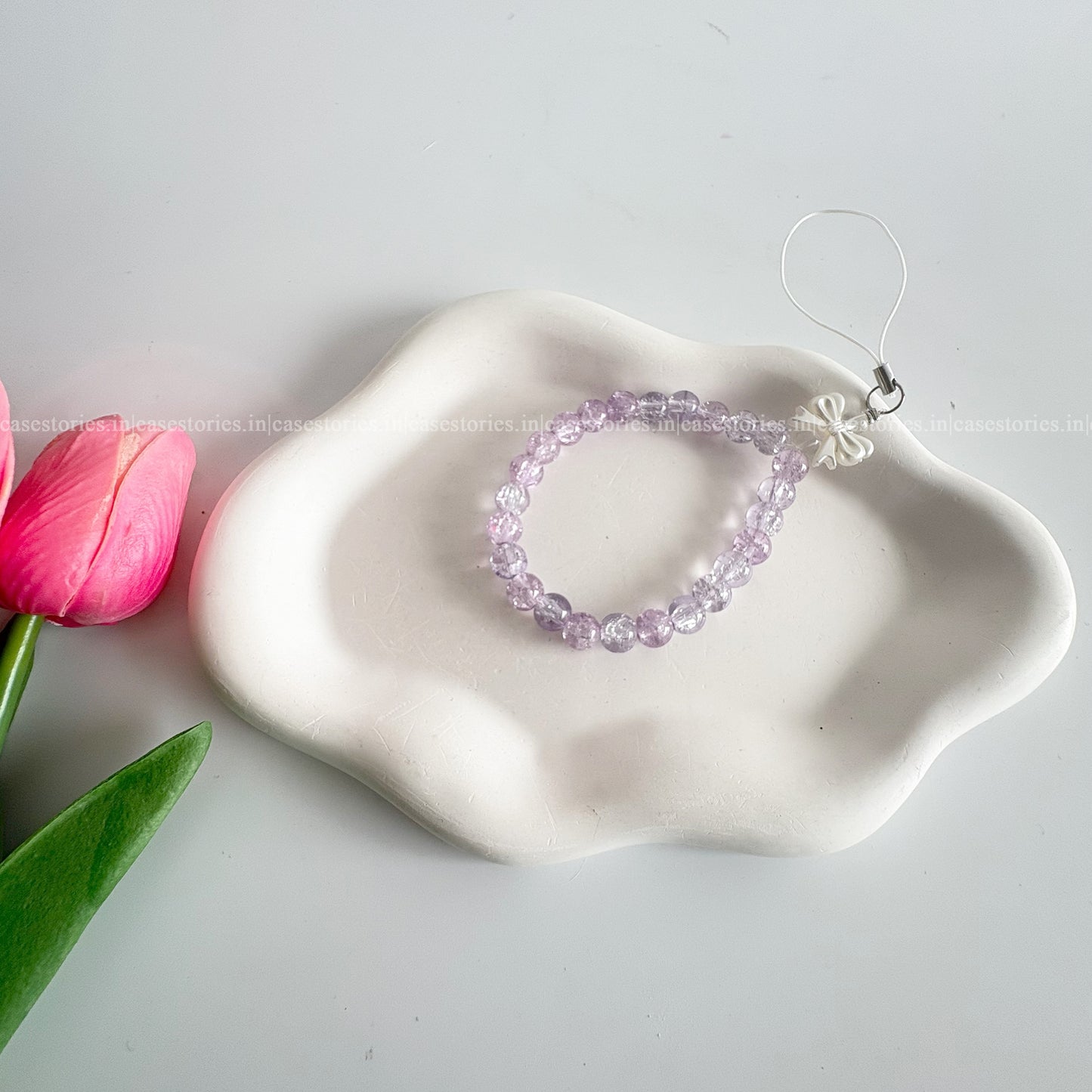 Purple Sunshine Mobile Charm