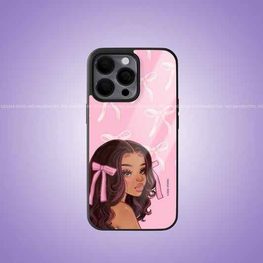 Retro Swirl Premium Glossy Phone Case