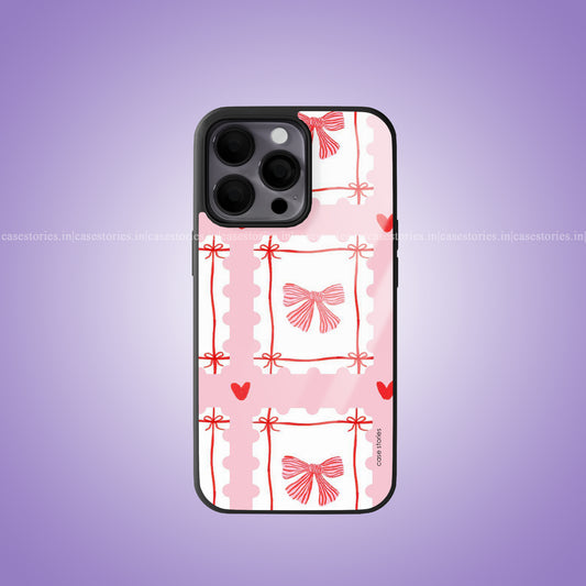 Rosy Ribbons Premium Glossy Phone Case