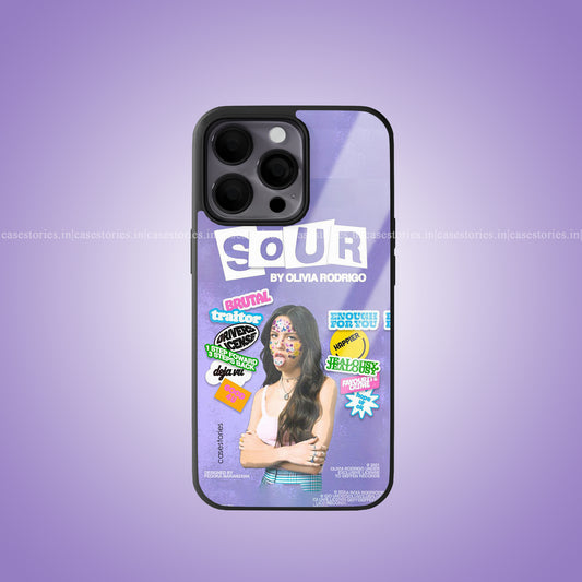 SOUR Tracklist Premium Glossy Phone Case
