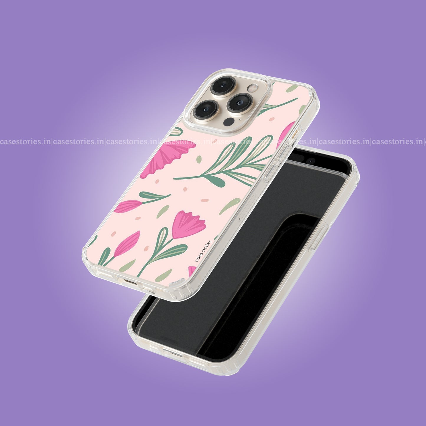 Tulips Pattern Floral Soft Case