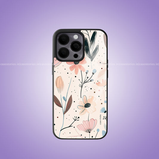 Vintage Petals Premium Glossy Phone Case