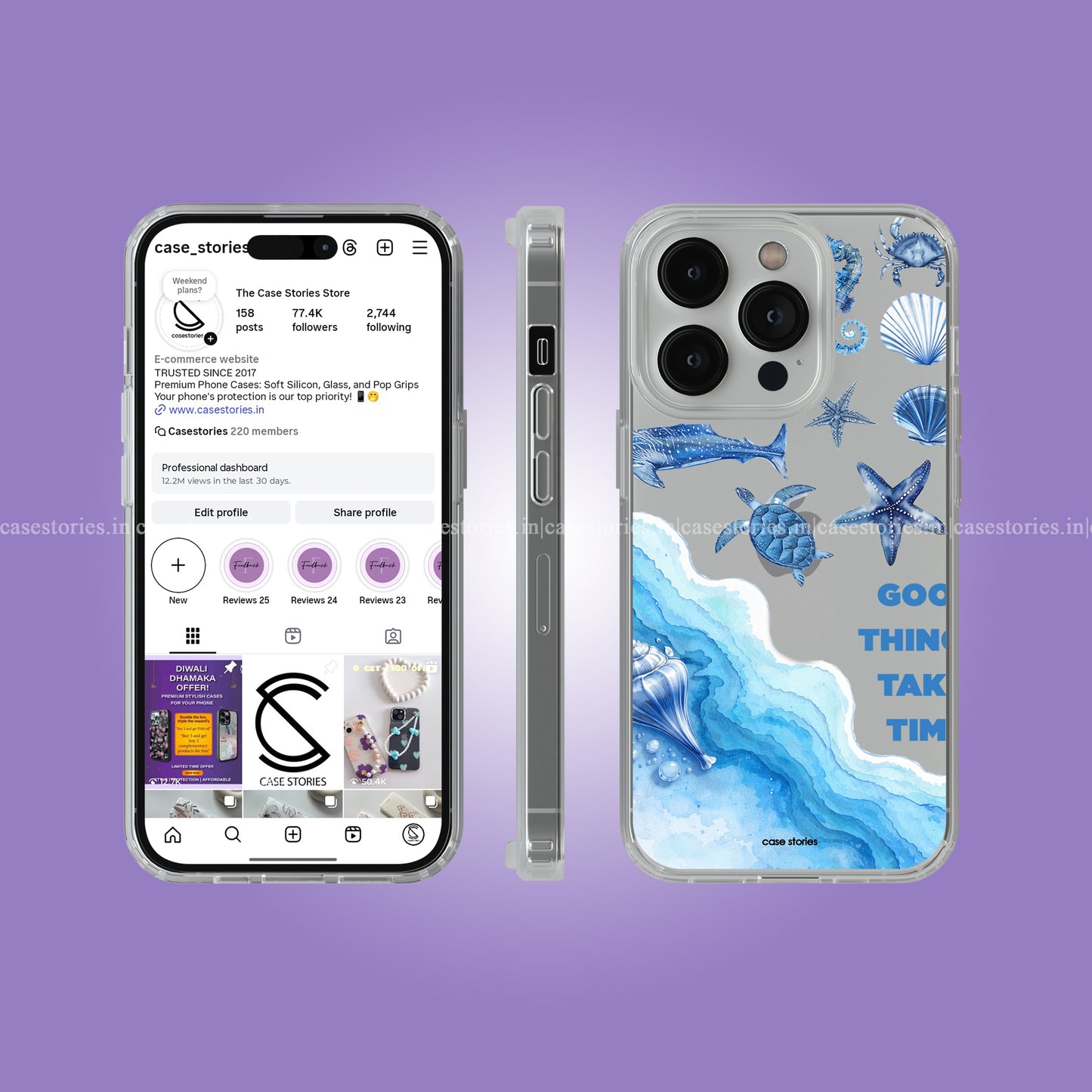 Wave After Wave Clear Soft Case