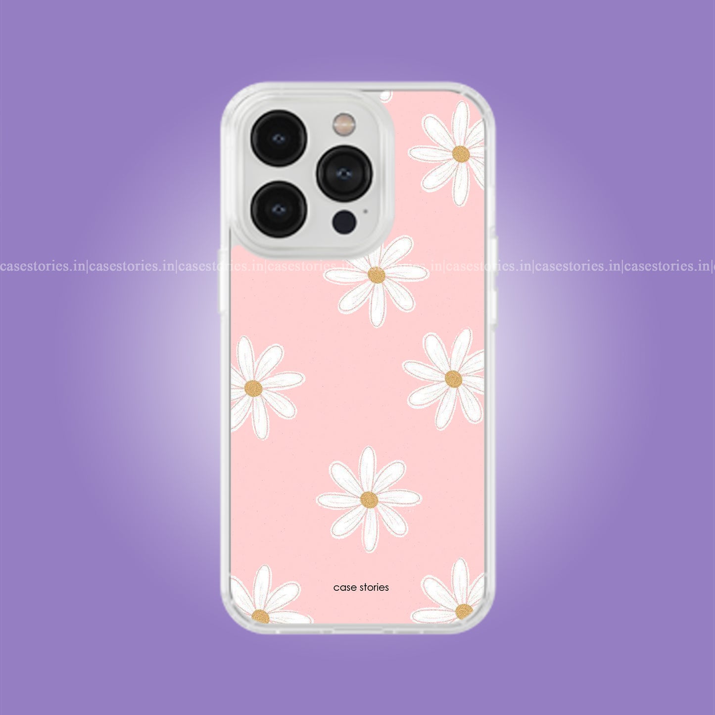 White Daisy Flowers Soft Case