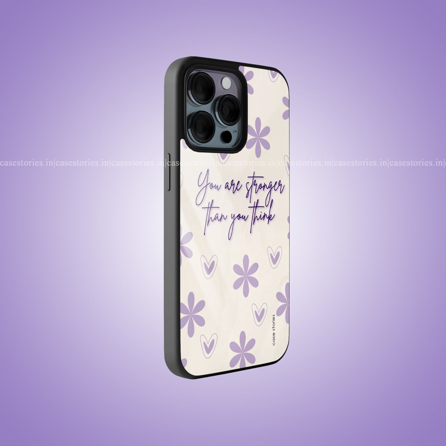 You're Stronger Than You Think Premium Glossy Phone Case